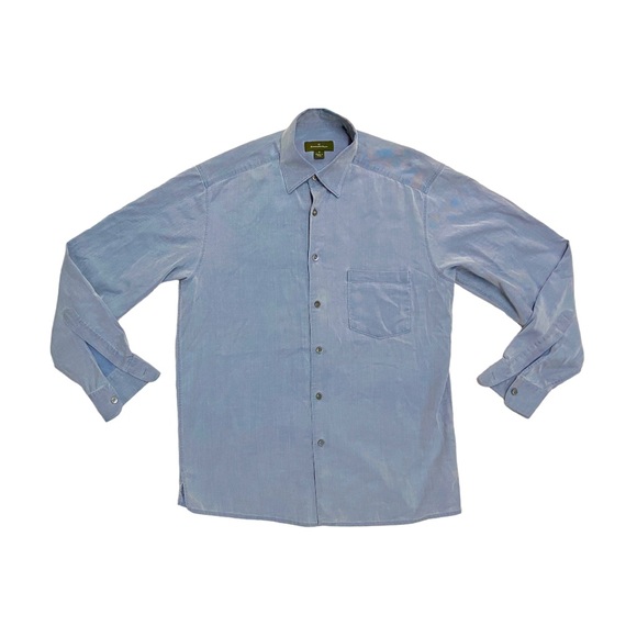 Ermenegildo Zegna Other - Ermenegildo Zenga Mens Blue Casual Button Down Shirt. Made in Italy. Size Medium